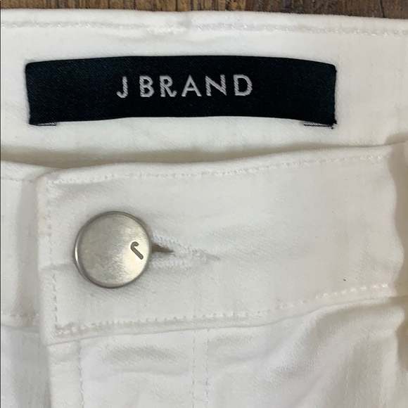 J Brand Hi-Rise REMY slim boot off-white jeans - Picture 6 of 8